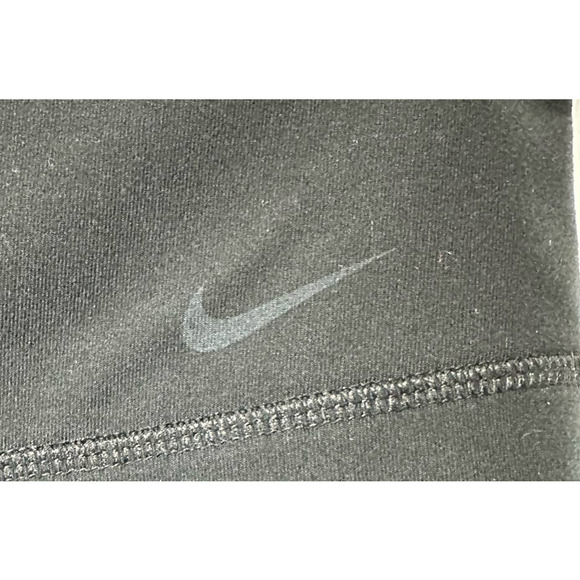 Nike Dri-Fit Women's Black‎ Cropped Legging Size M - Picture 2 of 5